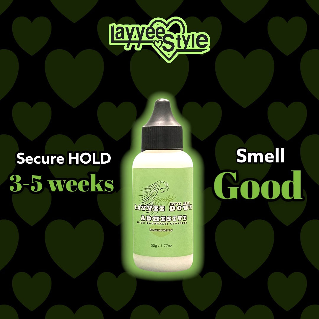 Layyee Down Adhesive – Super Hold Waterproof Lace Glue (50g / 1.77oz